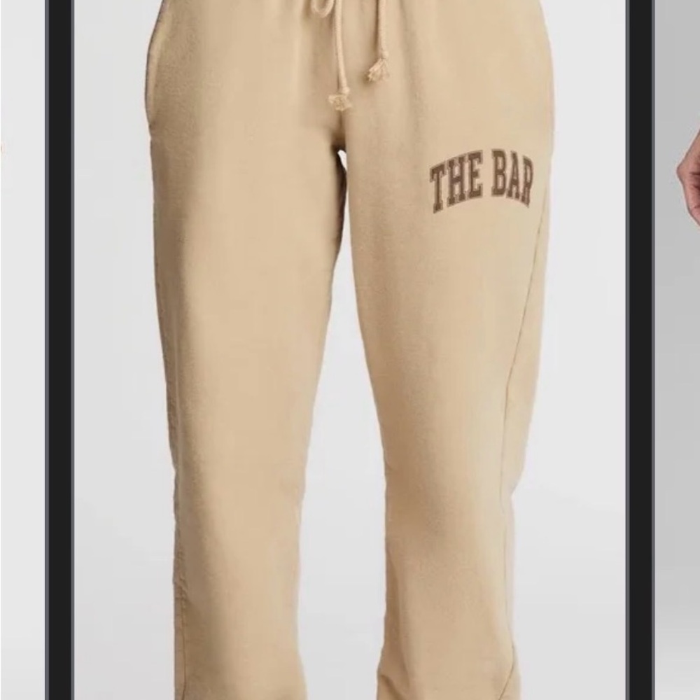 The Bar chocolate chip tan Joggers women